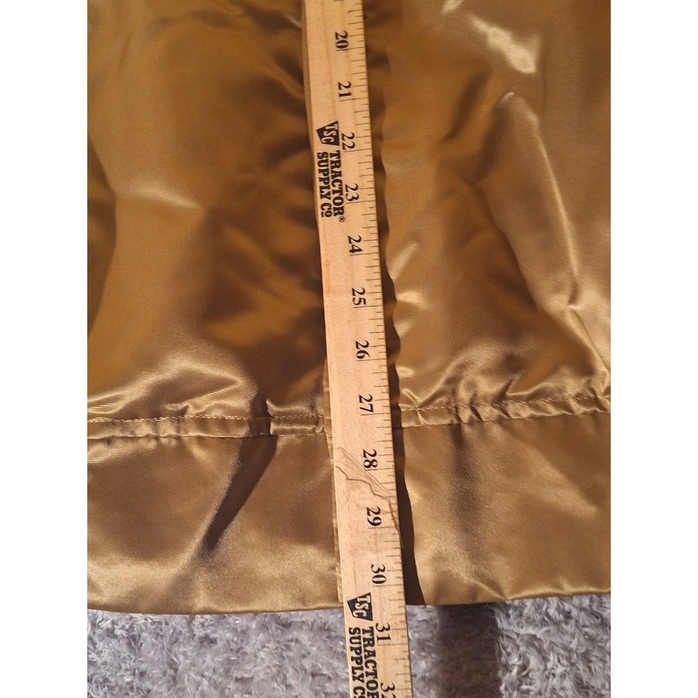 GAME Sportswear Mens Nylon Bomber Jacket XXL Harness Racing Horse Gold USA 81864 - Picture 9 of 16